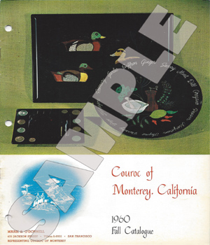 Couroc of Monterey-51 Couroc Product Catalogues 1958 to 1985.